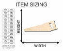 Unfinished Wood Saw Shape - Construction - Tool - Craft - up to 46" DIY