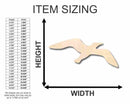 Unfinished Wood Seagull Shape - Beach - Bird - Wildlife - Craft - up to 46" DIY