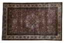 4x7 Antique Silk Kashan Rug