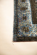 4x7 Antique Silk Kashan Rug