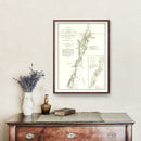 Vintage Lake Champlain Map 1776