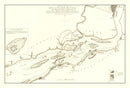 Vintage Revolutionary War Battle Map 1778