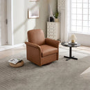 Swivel Accent Chair Modern Barrel Armchair with Wood Base for Bedroom Reading Waiting Living Room