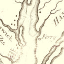 Vintage Cape Fear River Map, North Carolina 1781