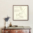 Vintage Fort Penobscot Map 1785