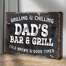 Dad's Bar And Grill Sign
