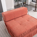Folding Sofa With Removable Back Cushion, Convertible Futon Sleeper Chair
