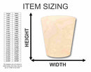 Unfinished Wood Beer Shot Glass Shape - Bar Decor - Craft - up to 46" DIY