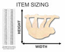 Unfinished Wood Sloth Shape - Animal - Wildlife - Craft - up to 46" DIY