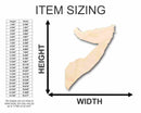 Unfinished Wood Somalia Shape - Africa - Country - Craft - up to 46" DIY