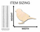Unfinished Wood Sparrow Shape - Animal - Bird - Wildlife - Craft - up to 46" DIY