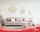 Unfinished Wood Spider Web Shape - Insect - Animal - Wildlife - Craft - up to 46" DIY