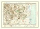 Vintage North Africa World War II Map 1941