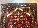Small Red Persian Tribal Rug 2.6 x 4, Wool Rug, Persian Hamadan Rug