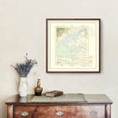 Vintage Middle East World War II Map 1942