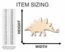 Unfinished Wood Stegosaurus Shape - Dinosaur - Craft - up to 46" DIY