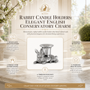 Rabbit candle holders