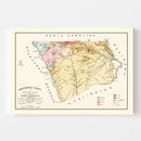 Vintage Map of Chesterfield County, South Carolina 1873