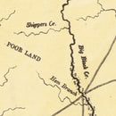 Vintage Map of Chesterfield County, South Carolina 1873