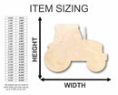 Unfinished Wood Tractor Shape - Farm - Craft - up to 46" DIY