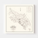 Vintage Map of Calhoun County, South Carolina 1938