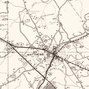 Vintage Map of Calhoun County, South Carolina 1938