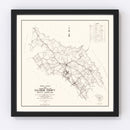 Vintage Map of Calhoun County, South Carolina 1938