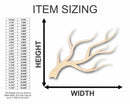 Unfinished Wood Tree Branch Shape - Fall - Winter - Craft - up to 46" DIY