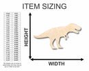 Unfinished Wood T-Rex Shape - Jurassic Park - Dinosaur - Craft - up to 46" DIY