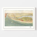 Vintage Map of Isle of Palms, South Carolina 1910