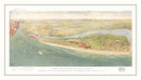 Vintage Map of Isle of Palms, South Carolina 1910