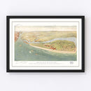 Vintage Map of Isle of Palms, South Carolina 1910