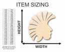 Unfinished Wood Trojan Helmet Shape - Greek Troy History - Craft - up to 46" DIY
