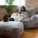 Nestle Loveseat Ottoman