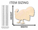 Unfinished Wood Turkey Shape - Thanksgiving - Bird - Animal - Craft - up to 46" DIY