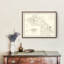 Vintage Map of Dorchester County, South Carolina 1939