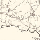 Vintage Map of Dorchester County, South Carolina 1939