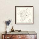 Vintage Map of Darlington County, South Carolina 1938