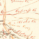 Vintage Map of Perry County, Tennessee 1842