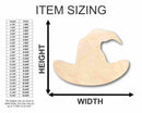 Unfinished Wood Witch Hat Shape - Halloween - Spooky - Craft - up to 46" DIY