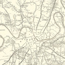 Vintage Cherokee National Forest Map 1939