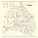Vintage Cherokee National Forest Map 1939