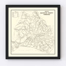 Vintage Cherokee National Forest Map 1939