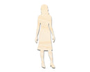 Unfinished Wood Woman Shape - Craft - up to 46" DIY