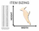 Unfinished Wood Woodpecker Shape - Animal - Wildlife - Craft - up to 46" DIY
