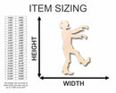 Unfinished Wood Zombie Monster Shape - Halloween - Craft - up to 46" DIY
