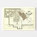 Vintage Map of Bay View, Wisconsin 1919