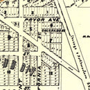 Vintage Map of Bay View, Wisconsin 1919