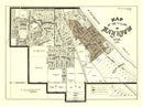 Vintage Map of Bay View, Wisconsin 1919
