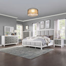 Katia - Nightstand - Rustic Gray & Weathered White